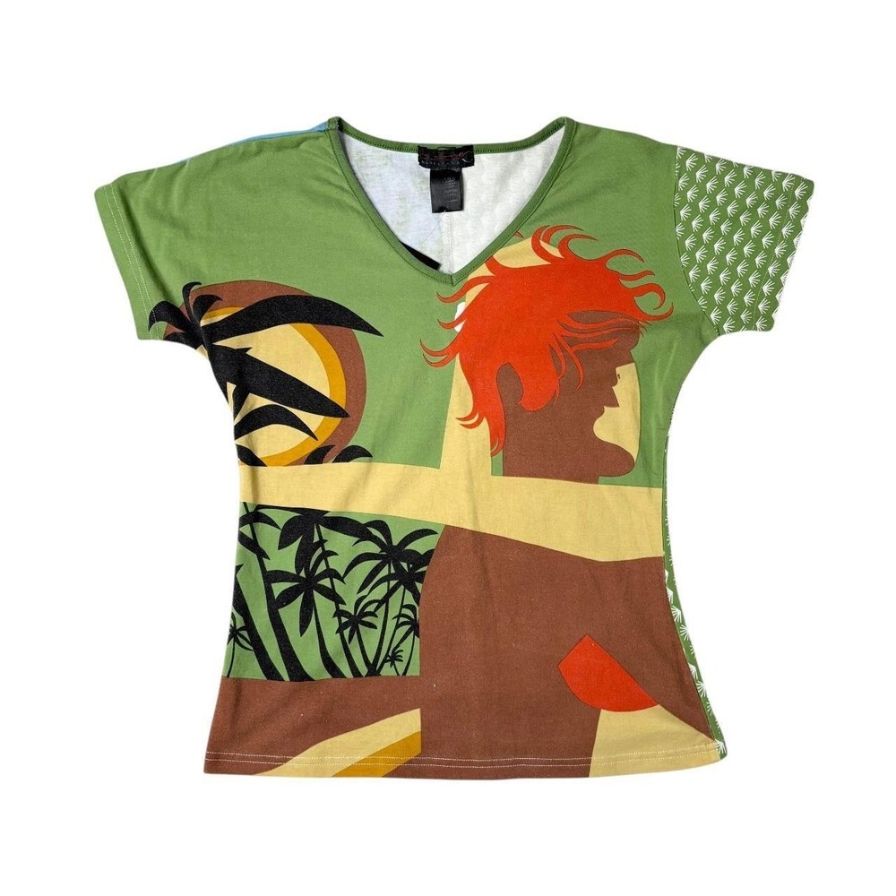 Custo Barcelona abstract graphic baby tee